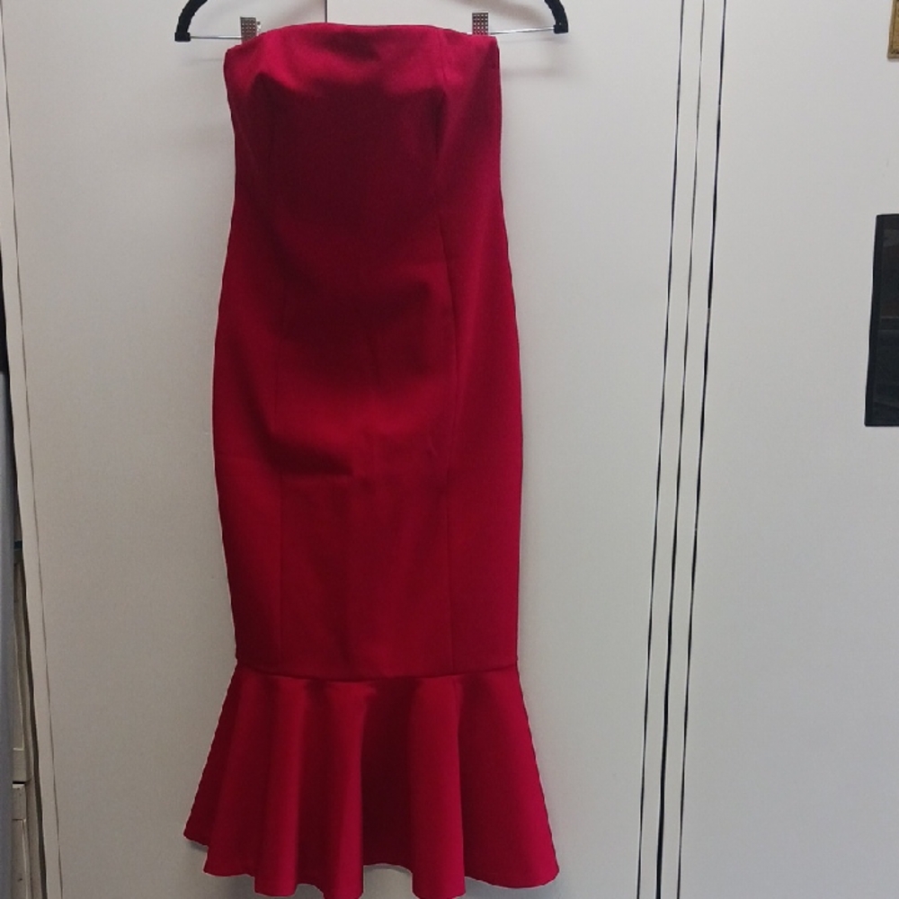 Club Monaco Vibrant Red Dress